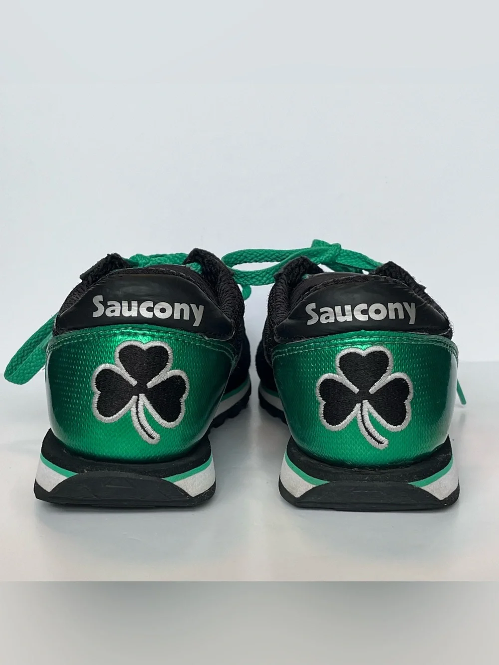 Saucony Jazz Low Pro Shamrock St Patrick’s Day Green Black Men’s 7 Women’s 8.5